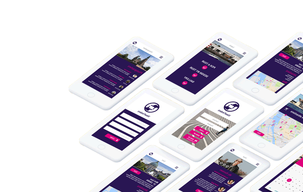 multi phone mockup huset web app